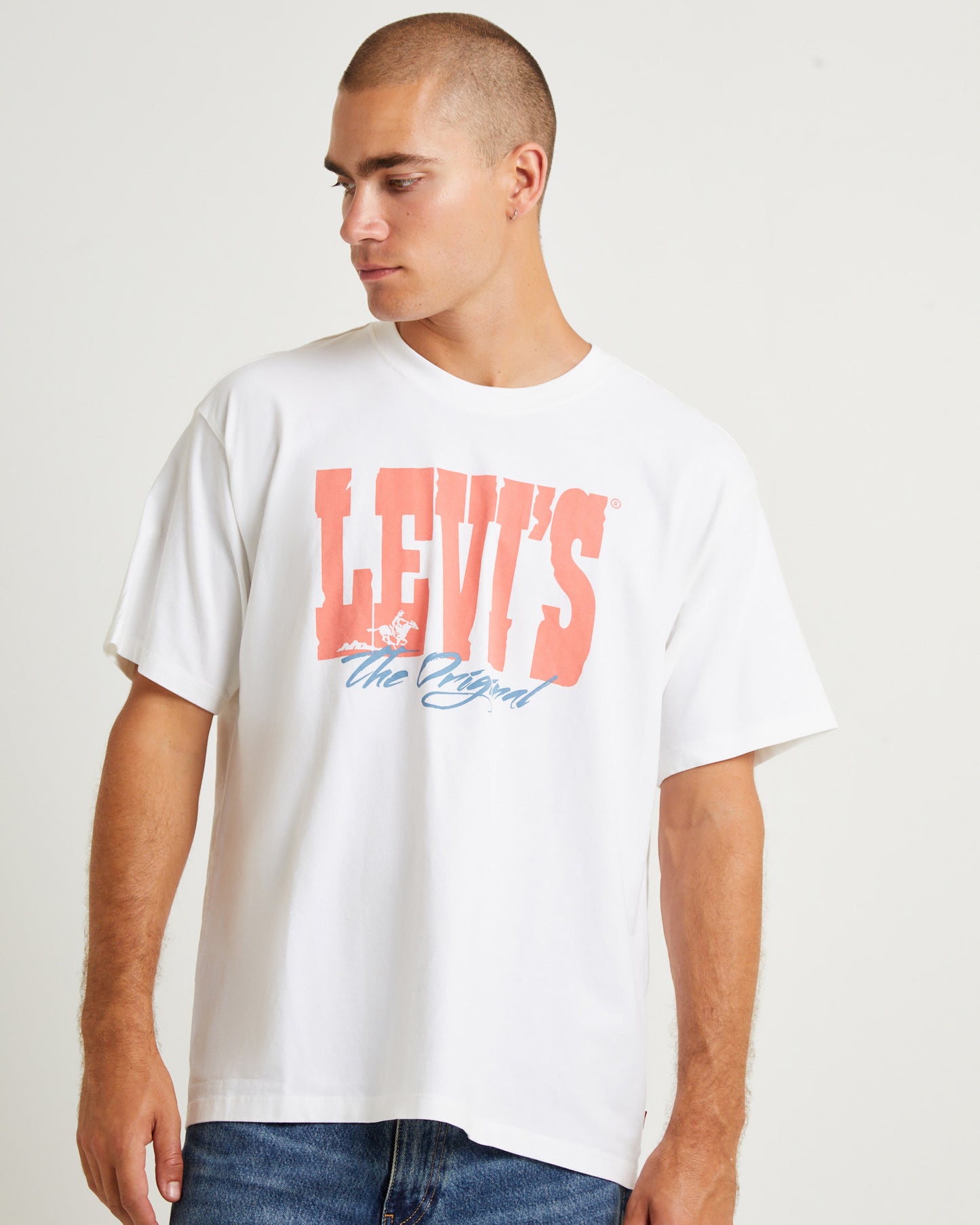 Vintage Fit Graphic T-Shirt White