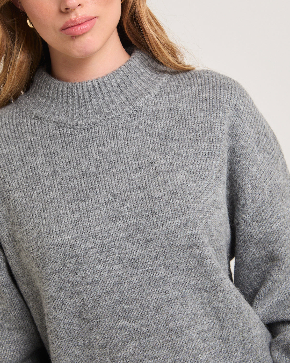 Maxie Oversized Knit Jumper GREY