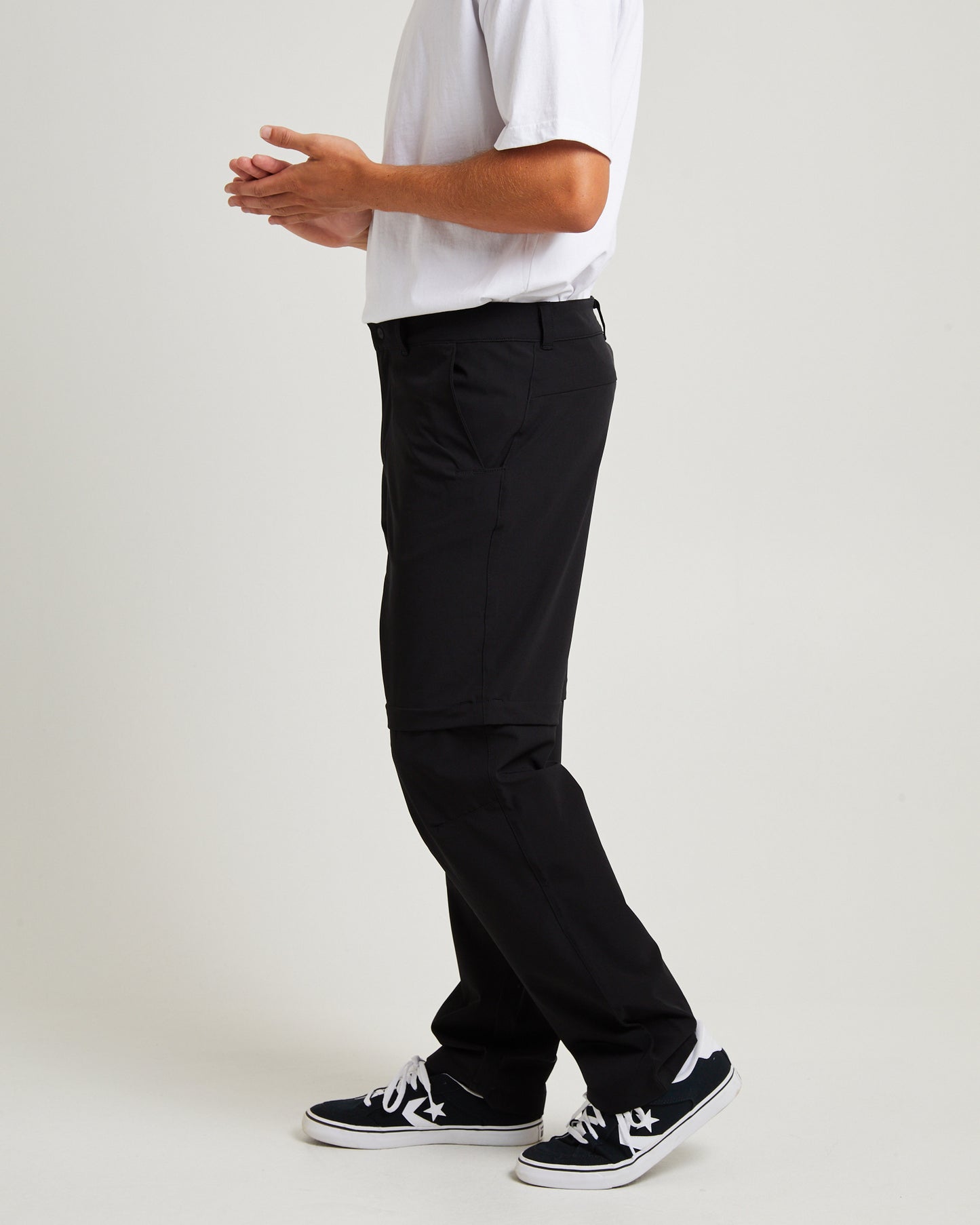 Paramount Convertible Pants Black