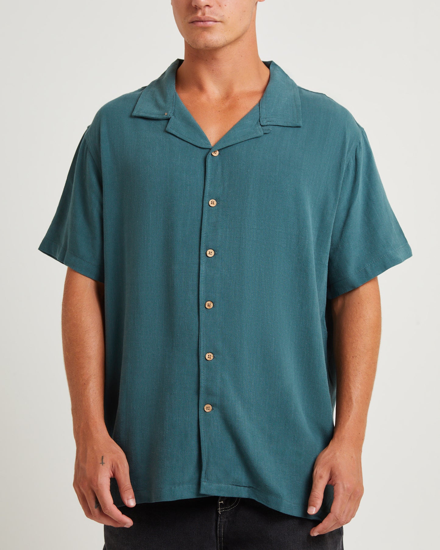 Ernie Resort Short Sleeve Shirt Green
