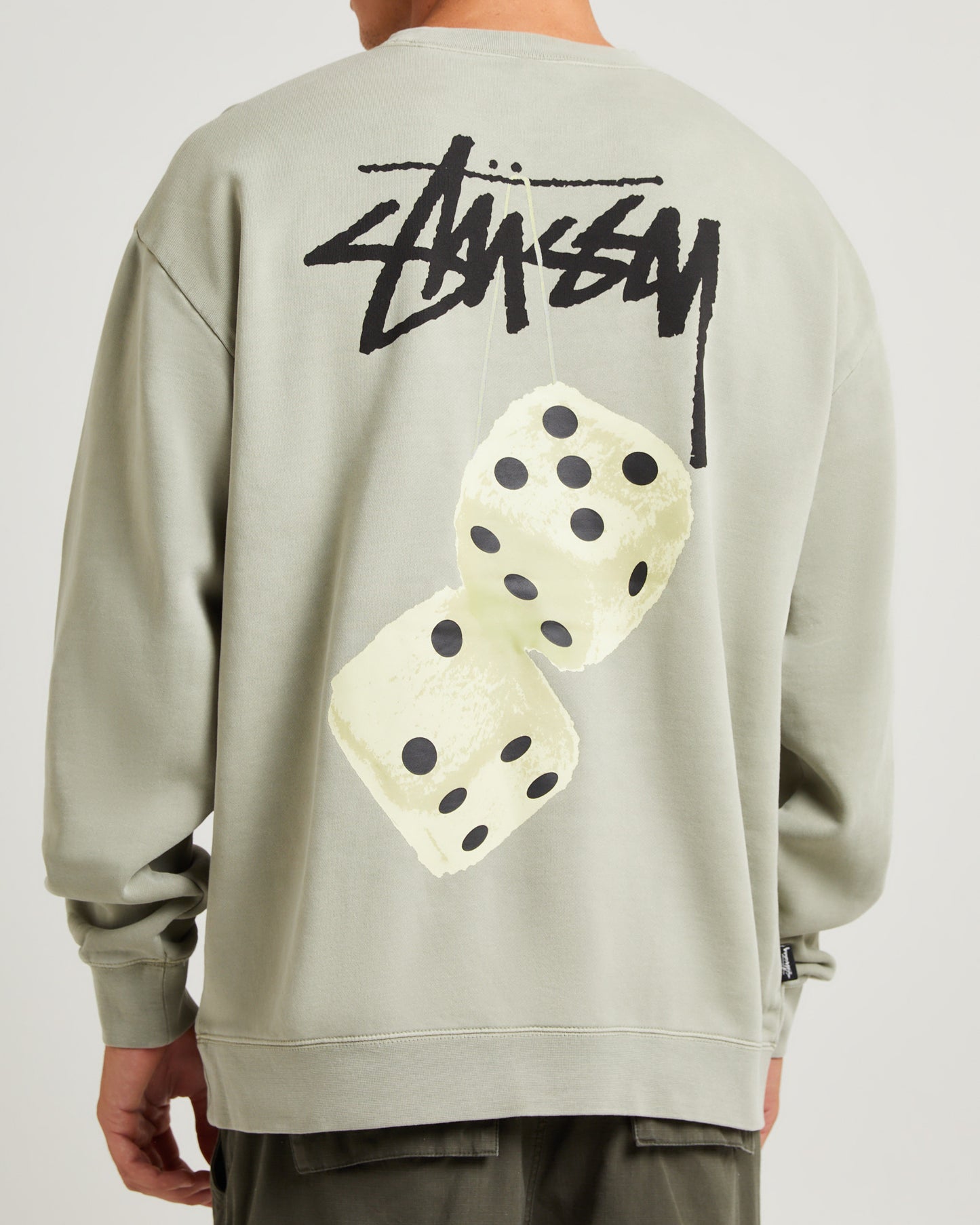 Fuzzy Dice Fleece Crew Jumper