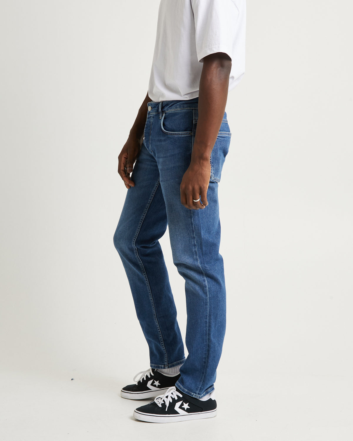 Lou Straight Denim Jeans Shiver SHIVER