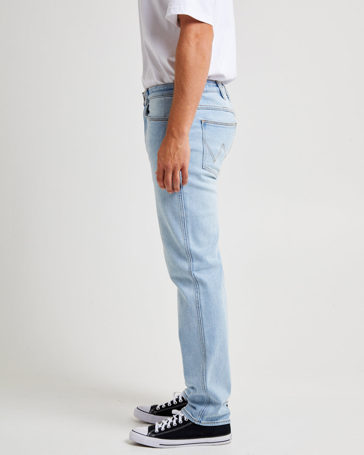 Spencer Relaxed Tapered Denim Jeans BROKEBACK BLUE