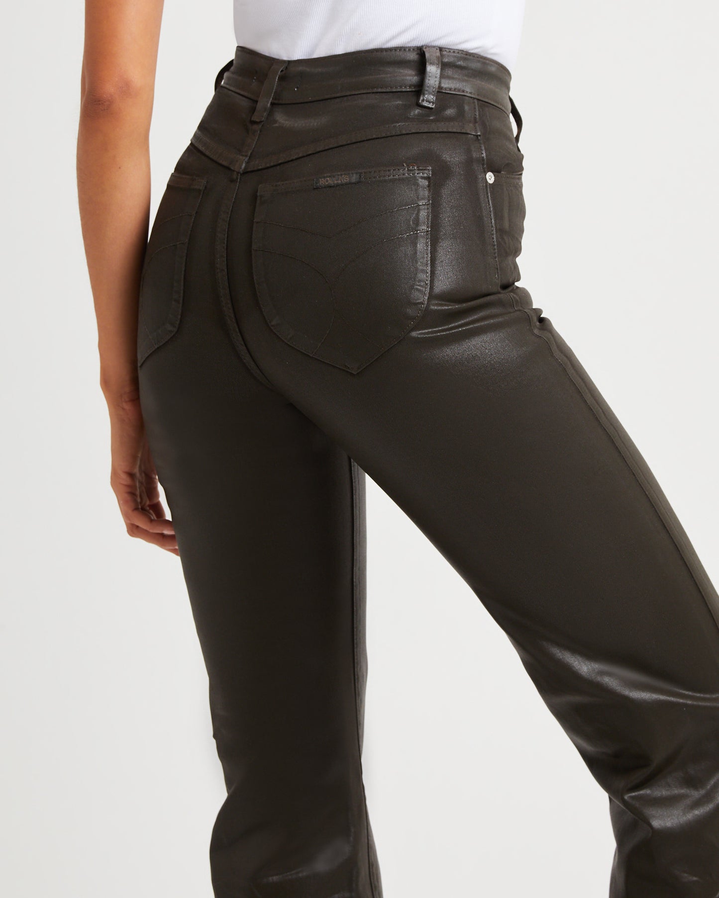 Eastcoast Flare Coated Denim Jeans