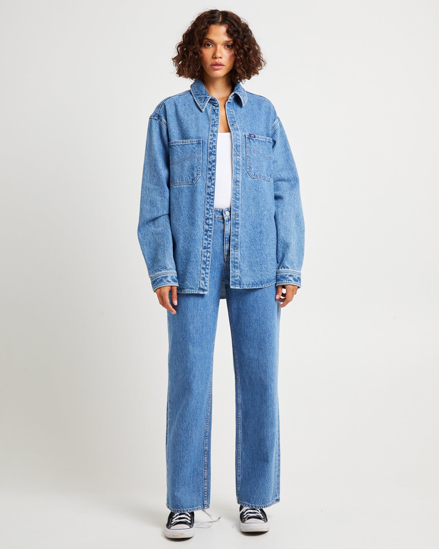 Signature Relaxed Denim Shirt Indigo Rust