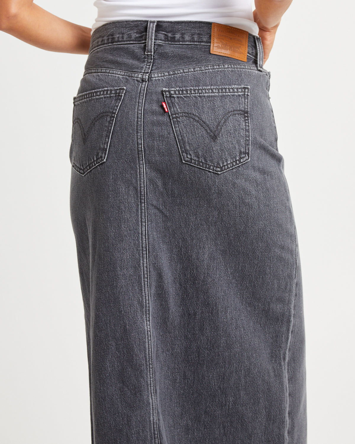 Ankle Column Denim Maxi Denim Skirt Adventure Seeker ADVENTURE SEEKER