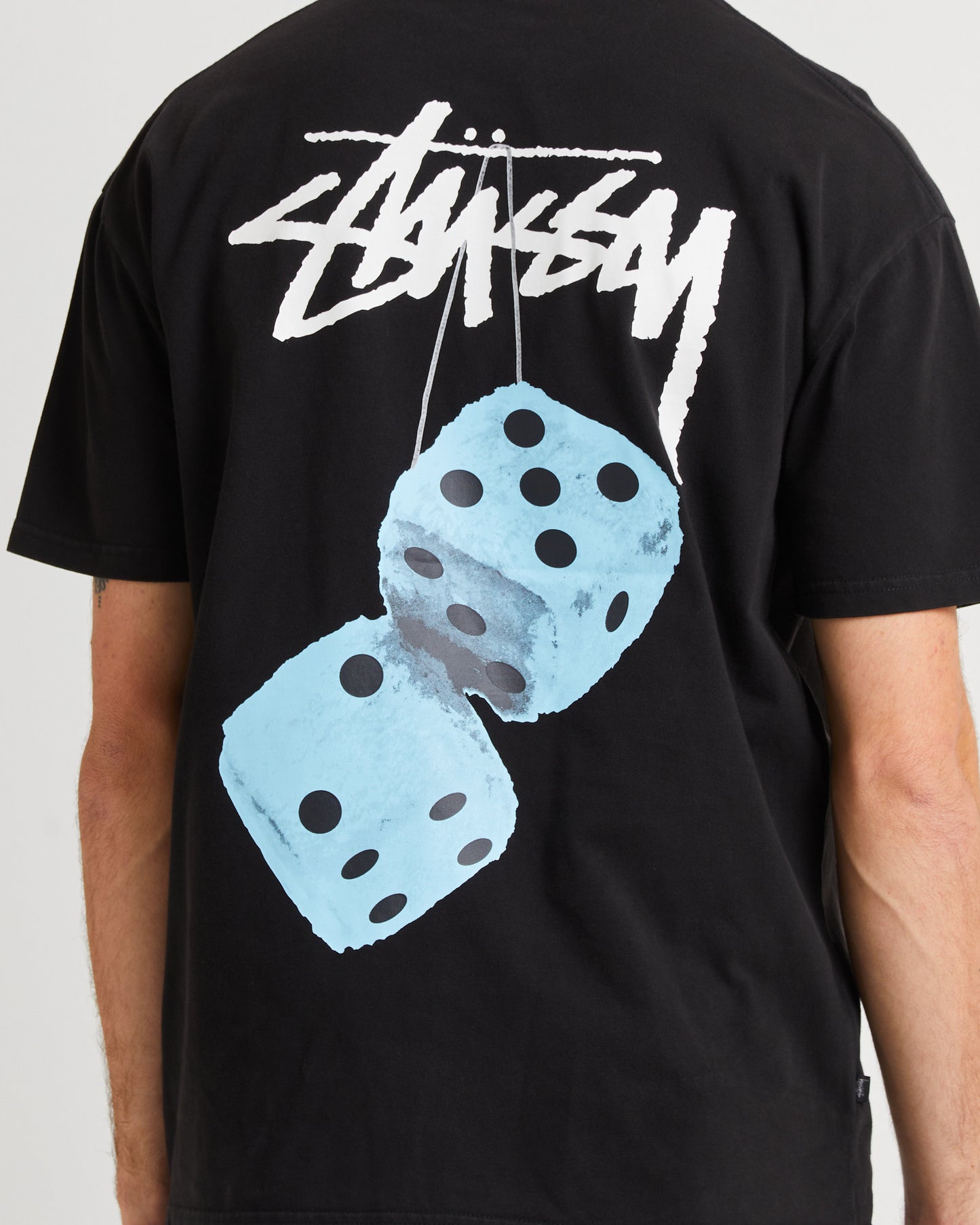 Fuzzy Dice Heavyweight Short Sleeve T-Shirt Black