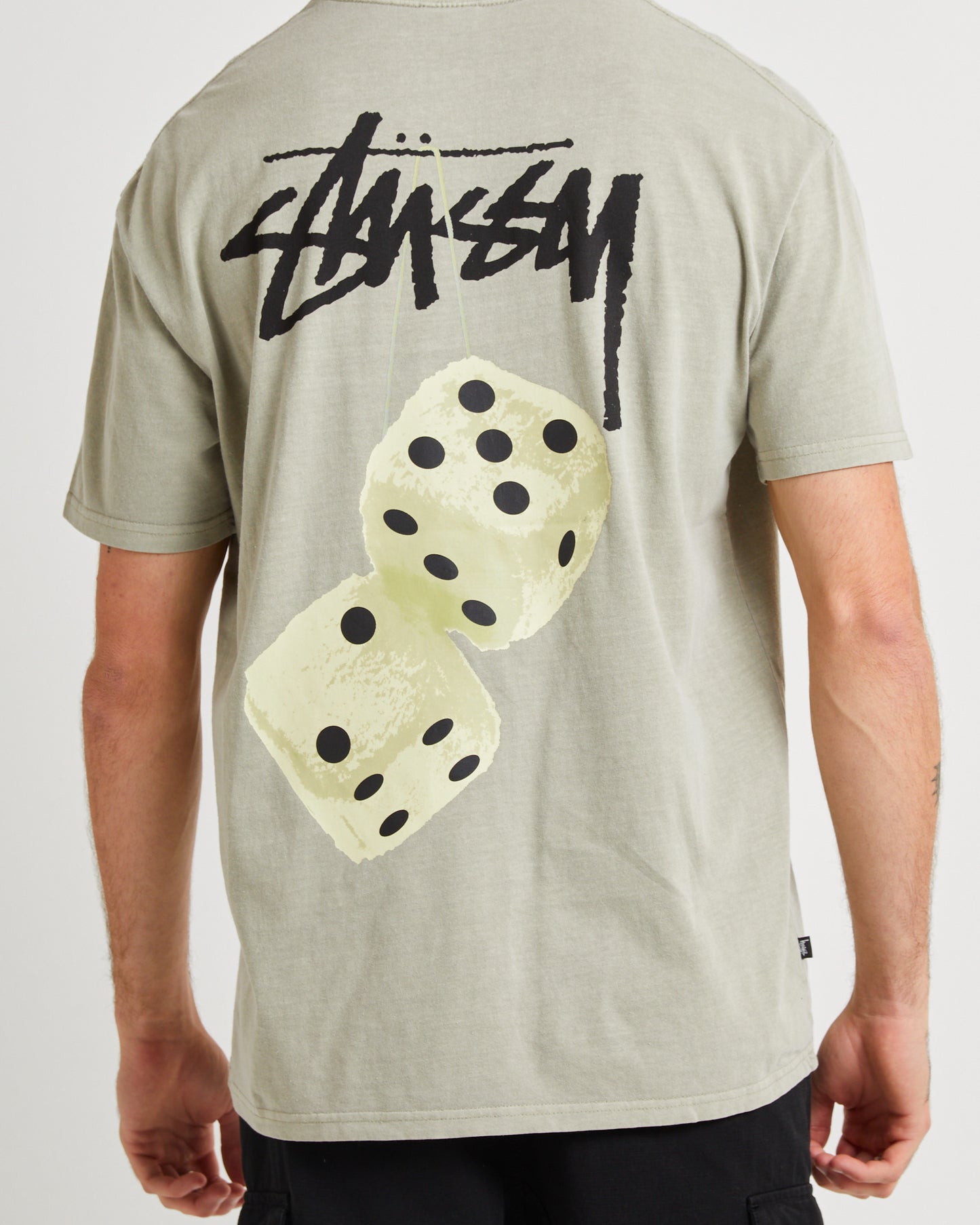 Fuzzy Dice Short Sleeve T-Shirt Olive