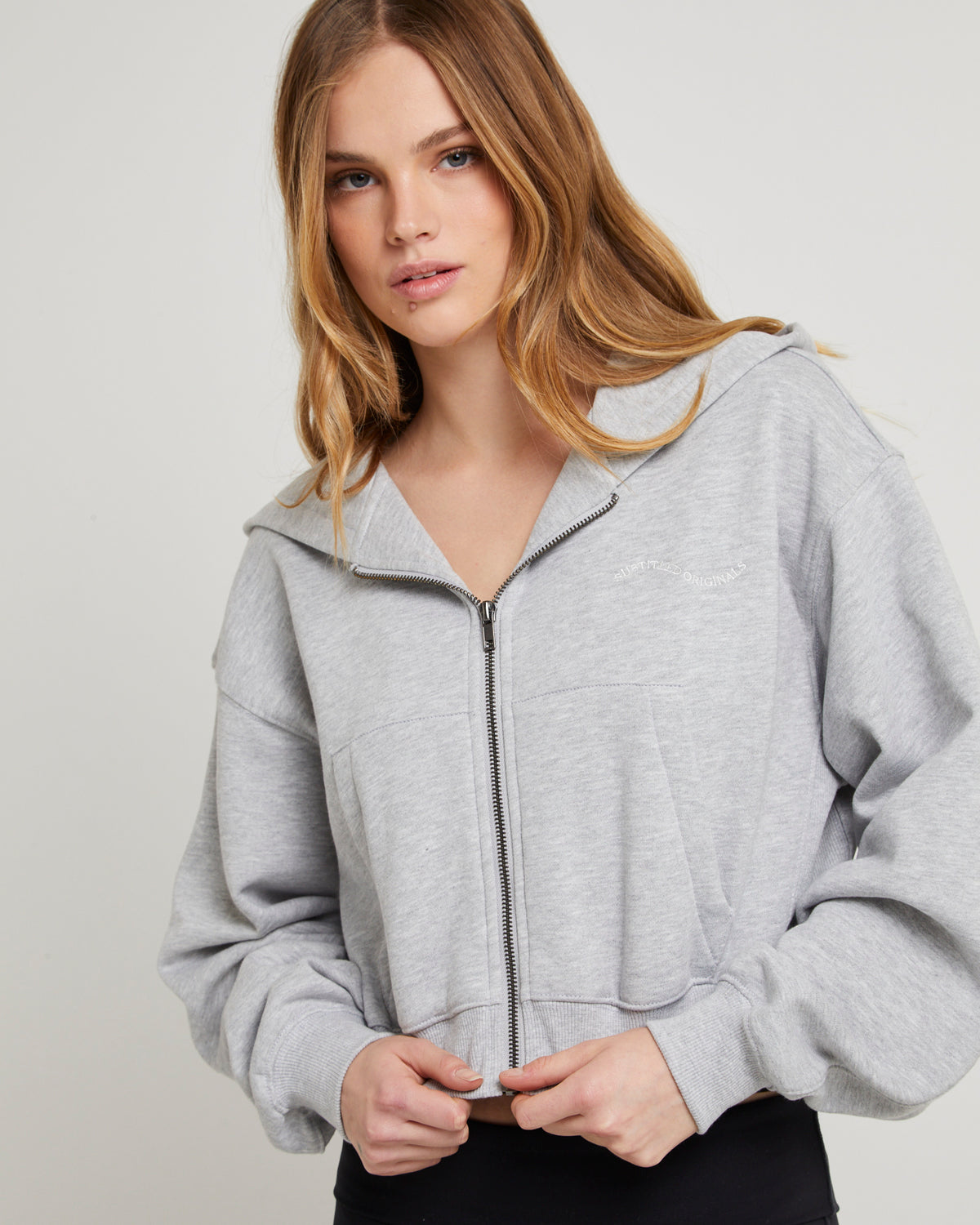 Wave Origin Zip Hoodie GREY