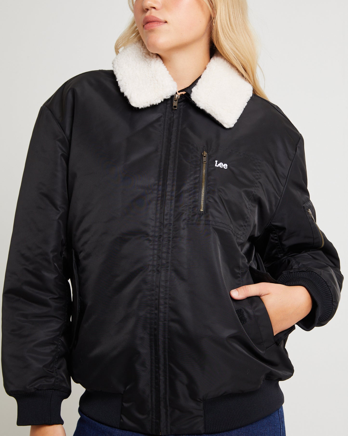 Angelina Bomber Jacket Black