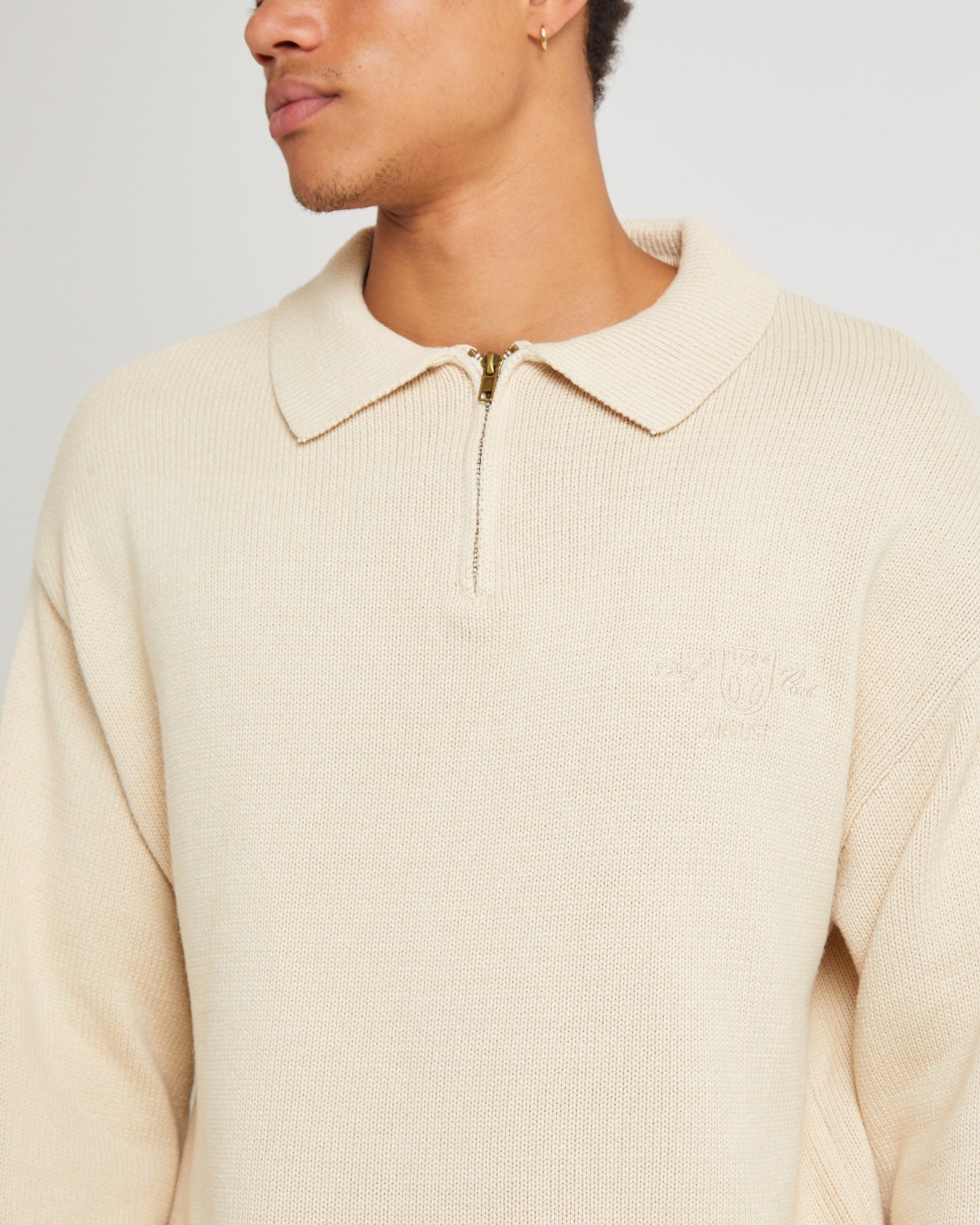 Knit 1/4 Zip Jumper
