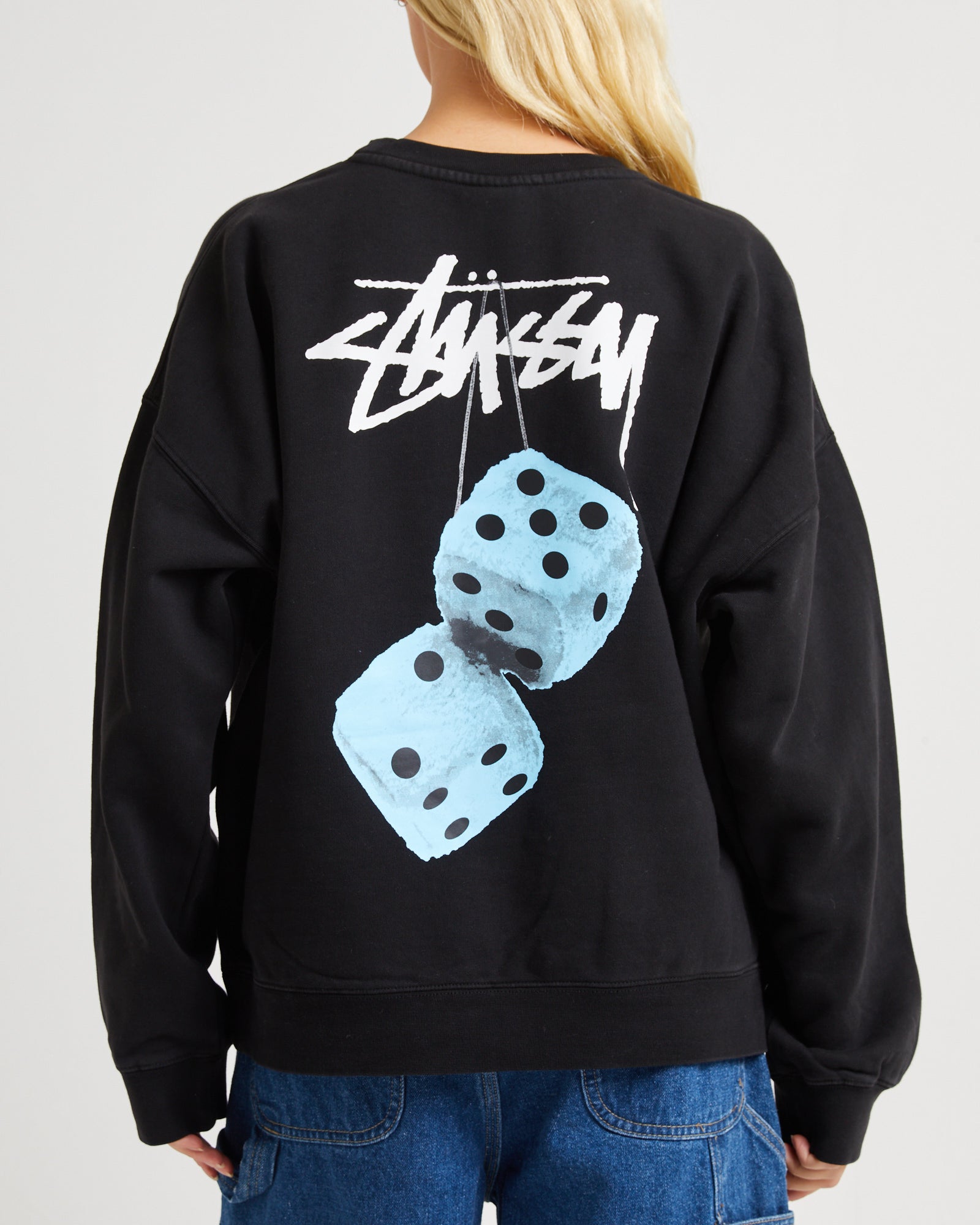 Dice Crew Pigment Dyed in grape – Stüssy