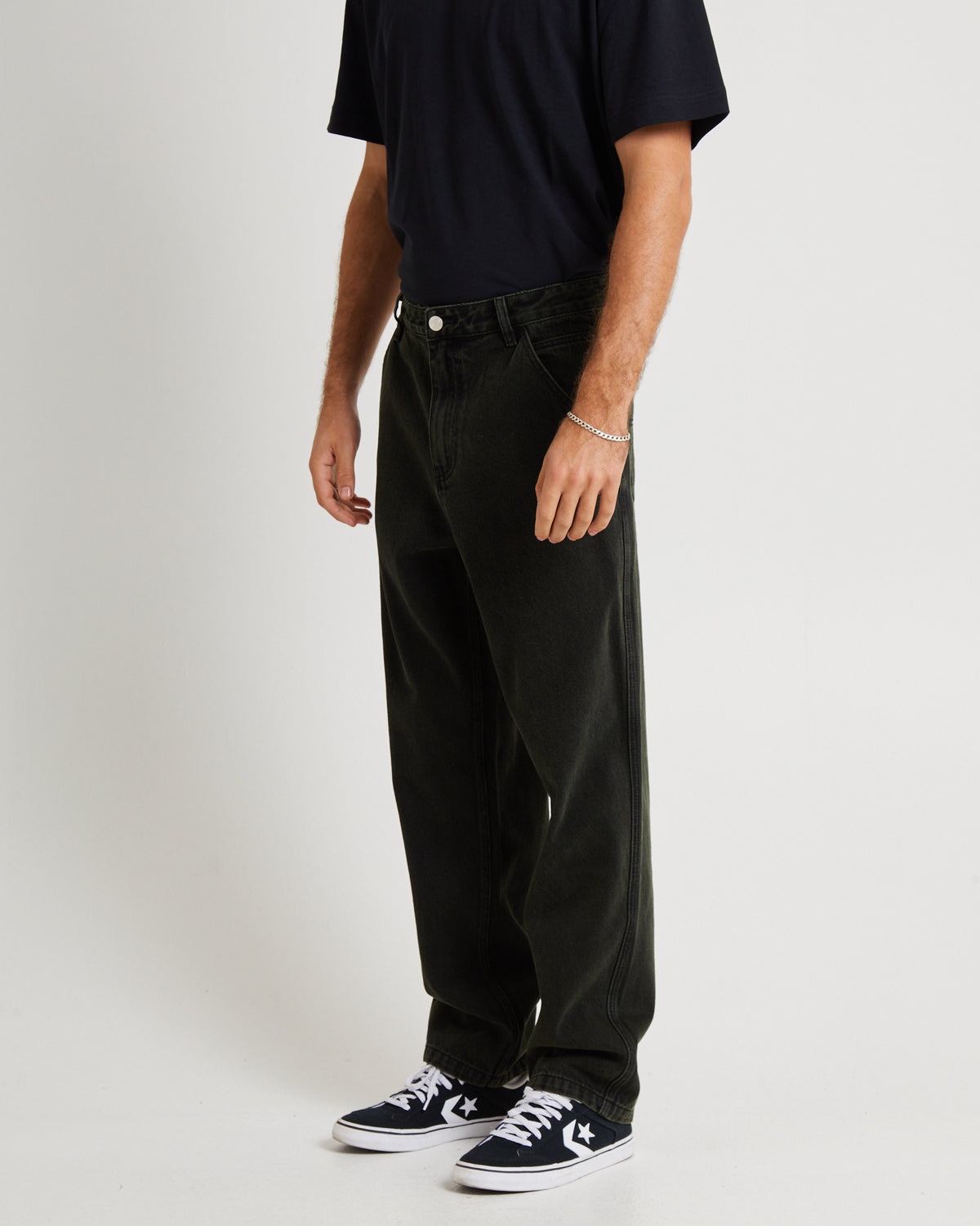Oregon Overdyed Denim Jeans GREEN