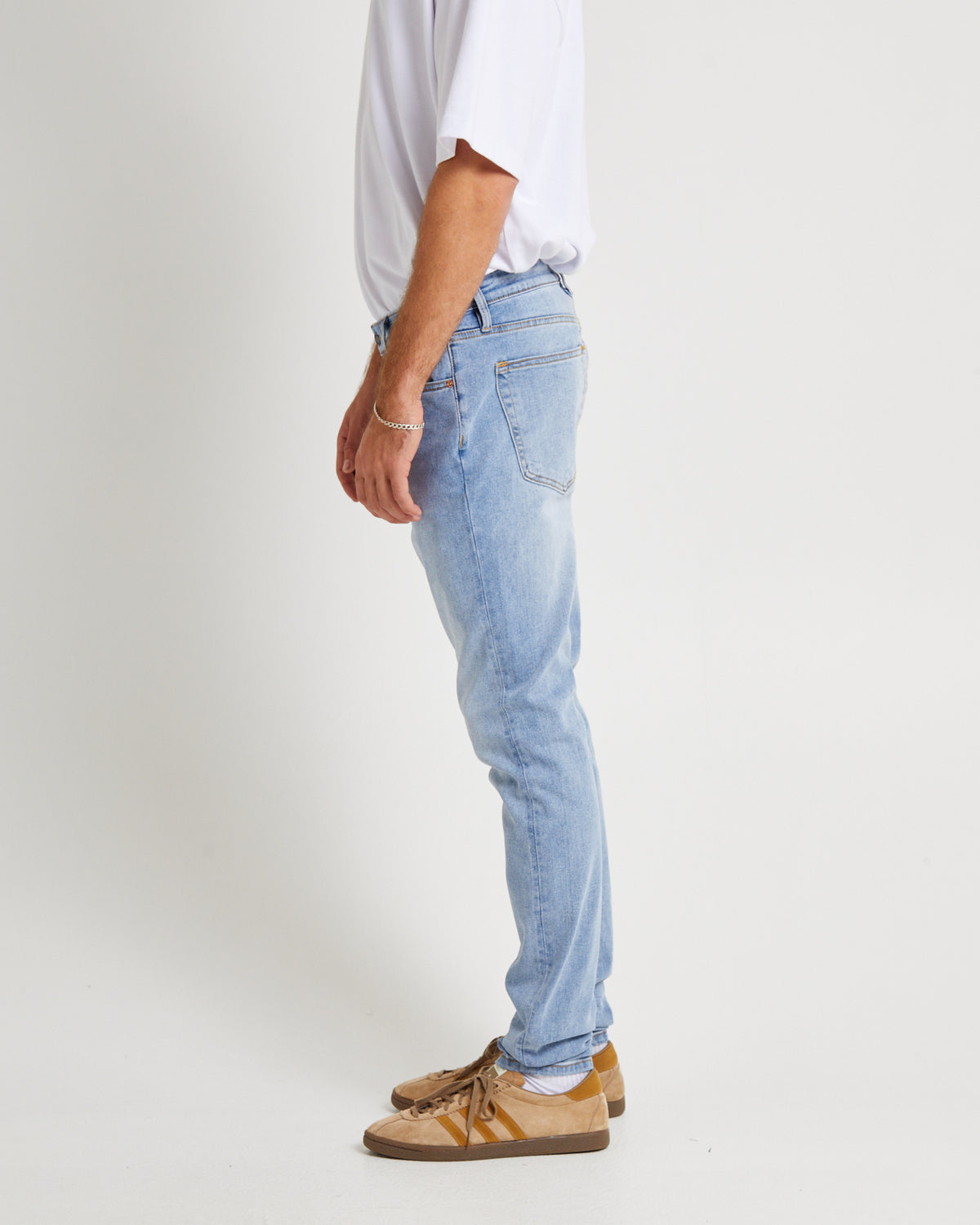 Stinger Chainsaw Denim Jeans Light Vintage LIGHT VINTAGE BLUE