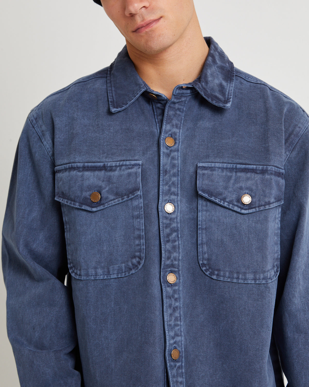 Trade Drill Shacket STEEL BLUE