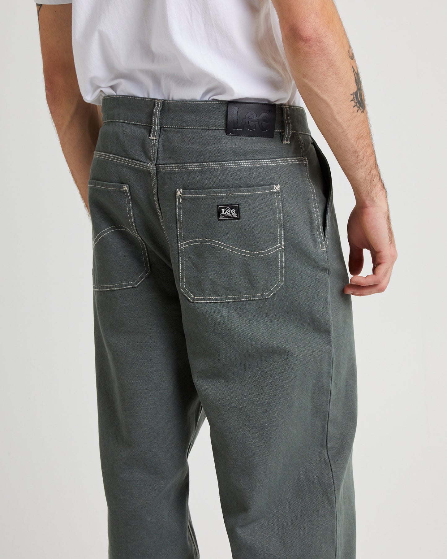 L-Five Relaxed Worker Pant Aircraft Green