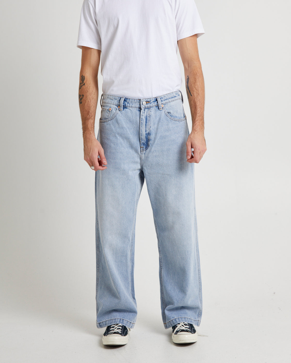 Big Boss Throttle Denim Jeans LIGHT VINTAGE BLUE