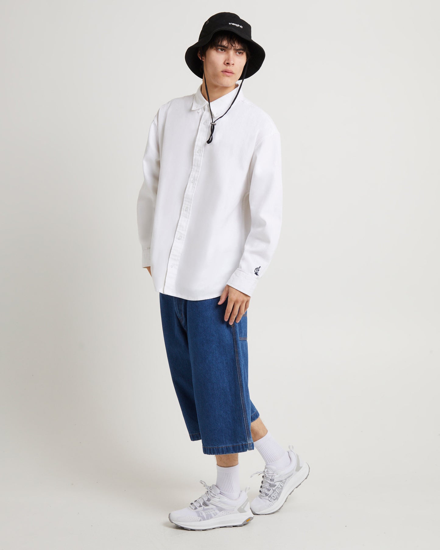 Loxana Heavyweight Long Sleeve Shirt White