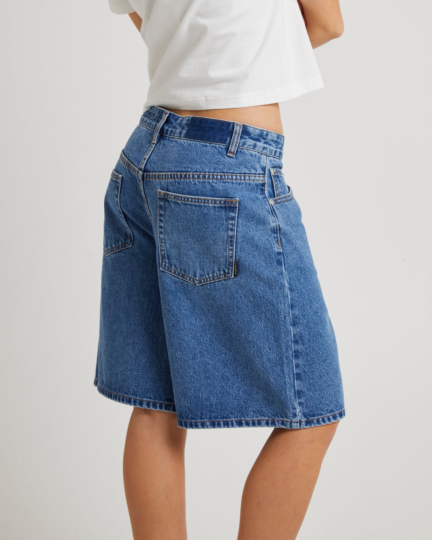 Kourtney Longline Denim Jorts