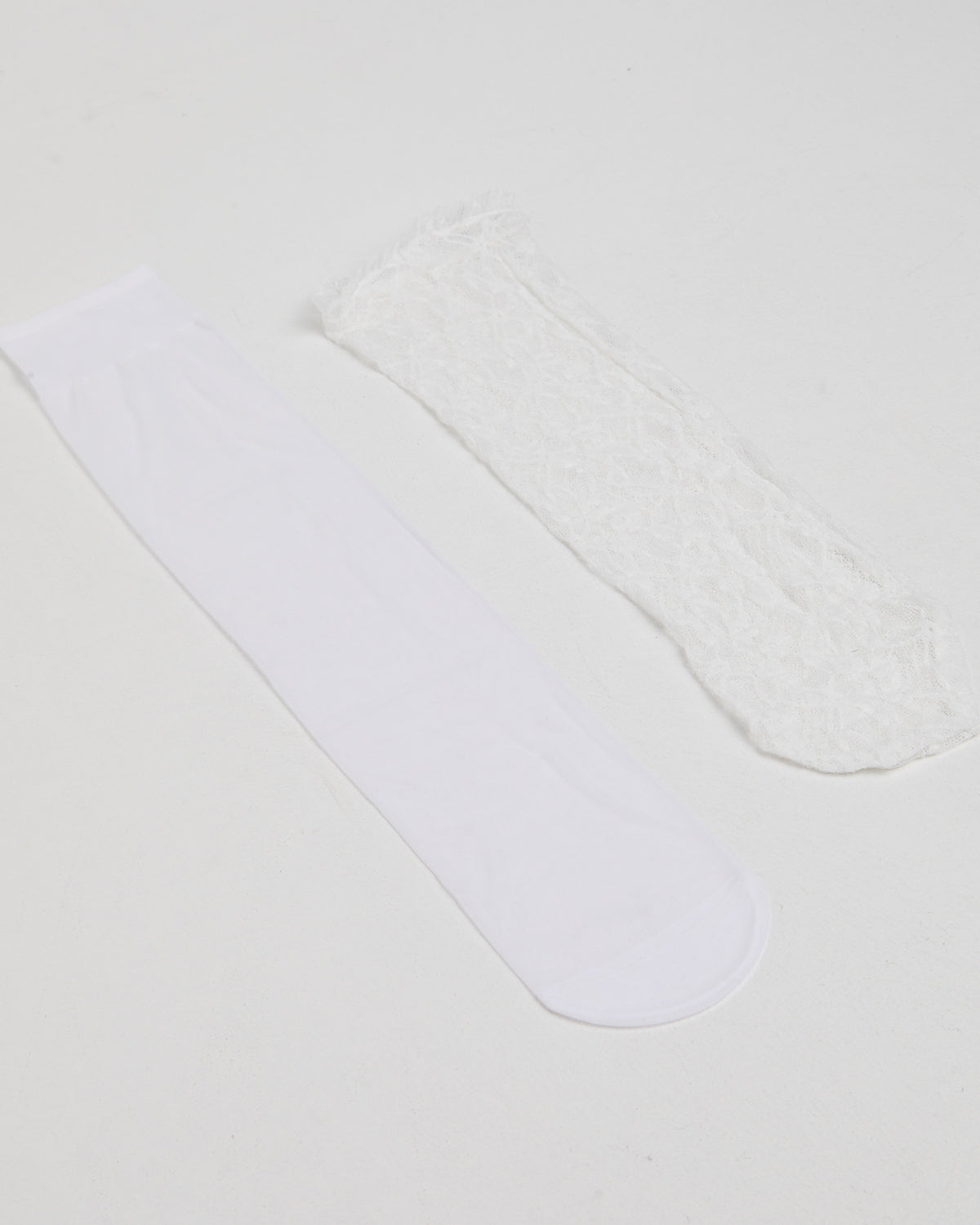 2 Pack Mesh Socks WHITE