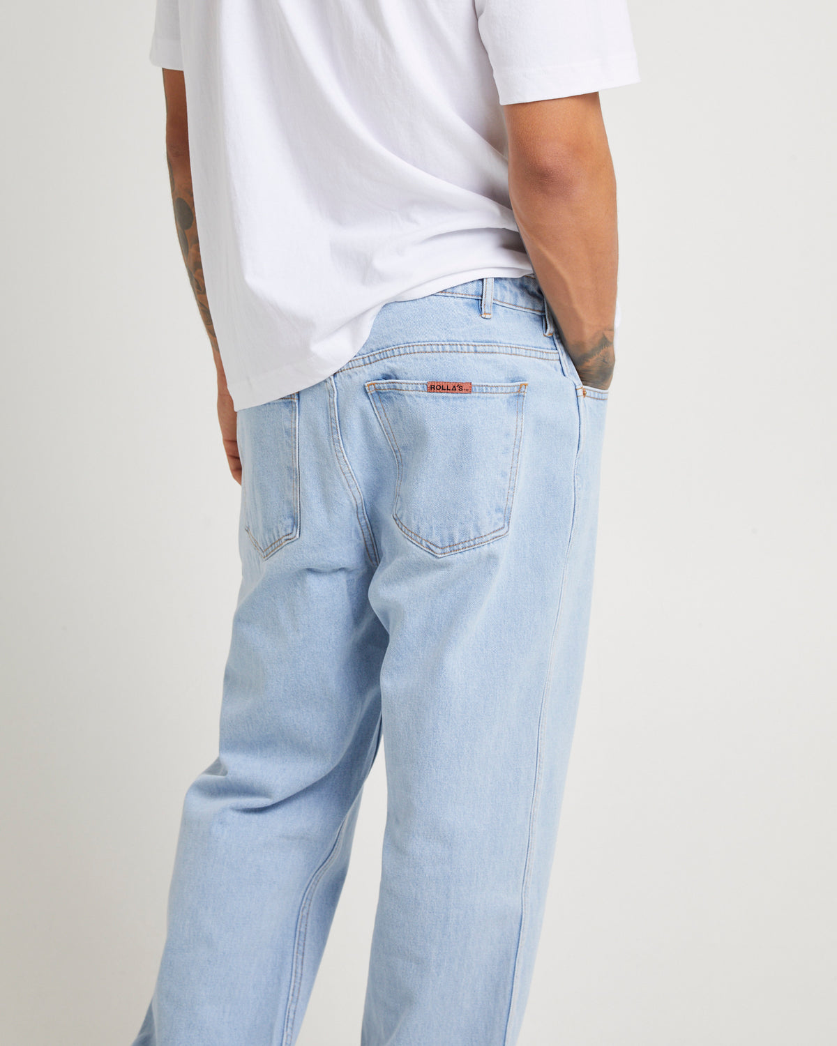Ezy Malcom Denim Jeans BLEACHED DENIM