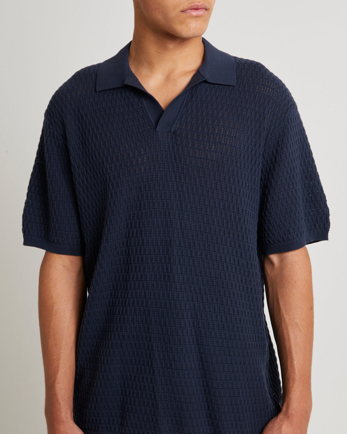 Marko Knitted Polo NAVY
