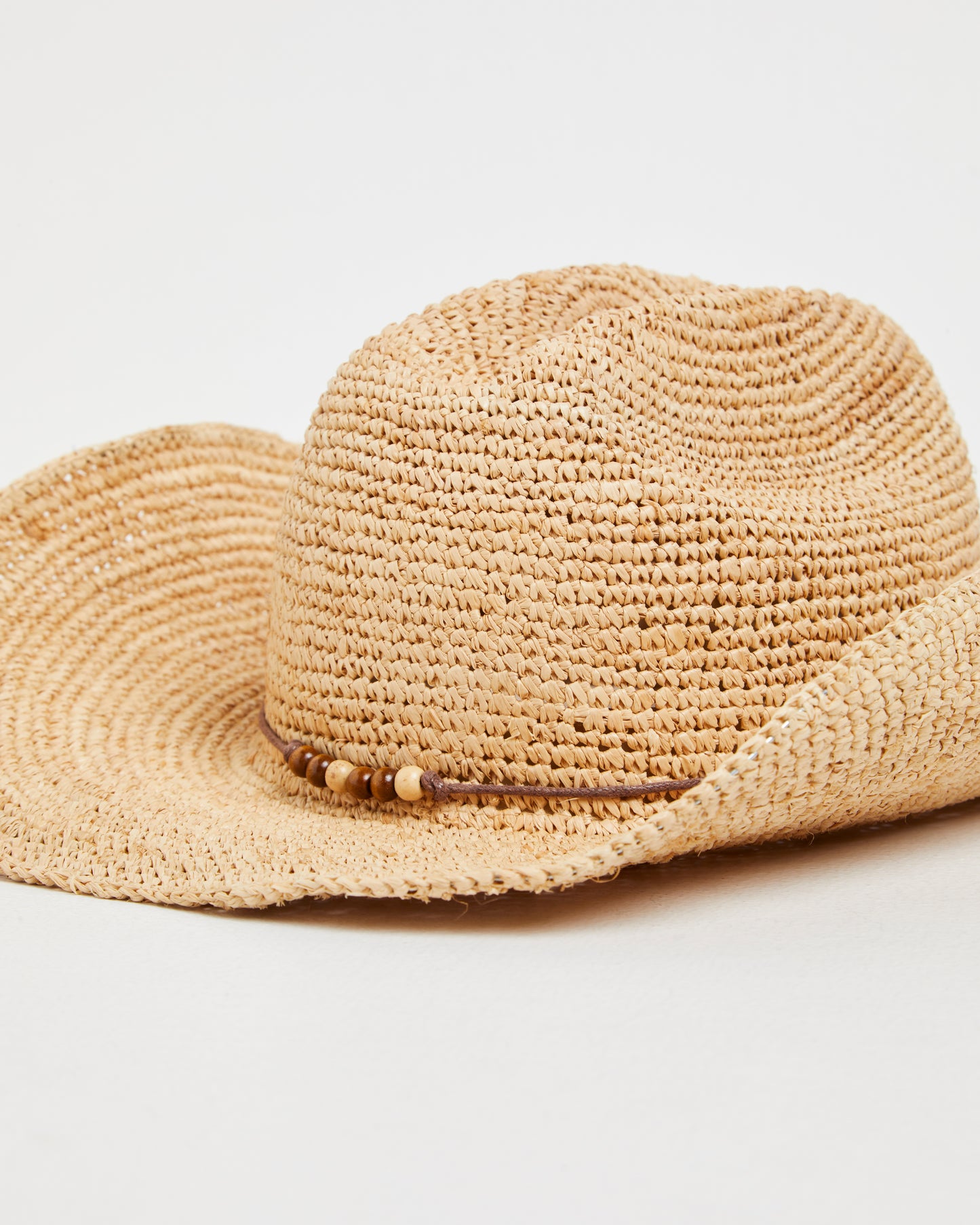 Beach Side Rafia Cowboy Hat