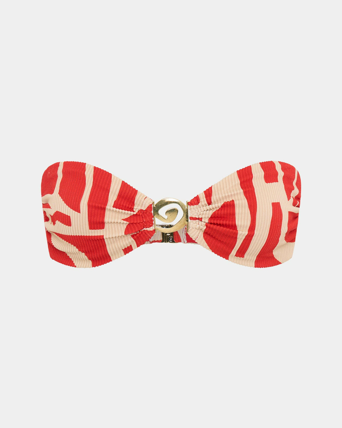 Paros Warp Bandeau Bikini Bikini Set PRINT