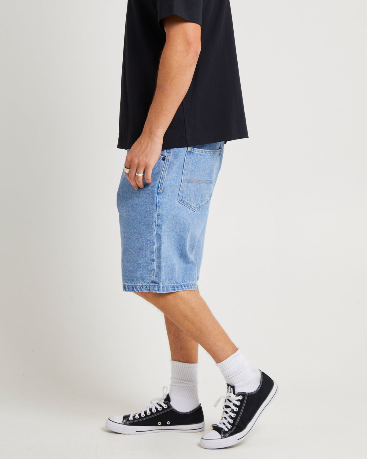 A5 Baggy Denim Shorts Larry LARRY