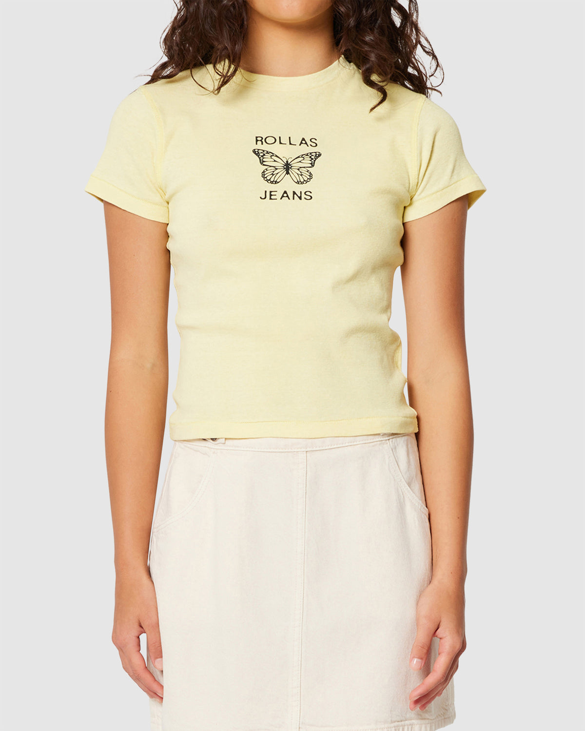 Classic Tee Butterfly T-Shirt LIMONCELLO