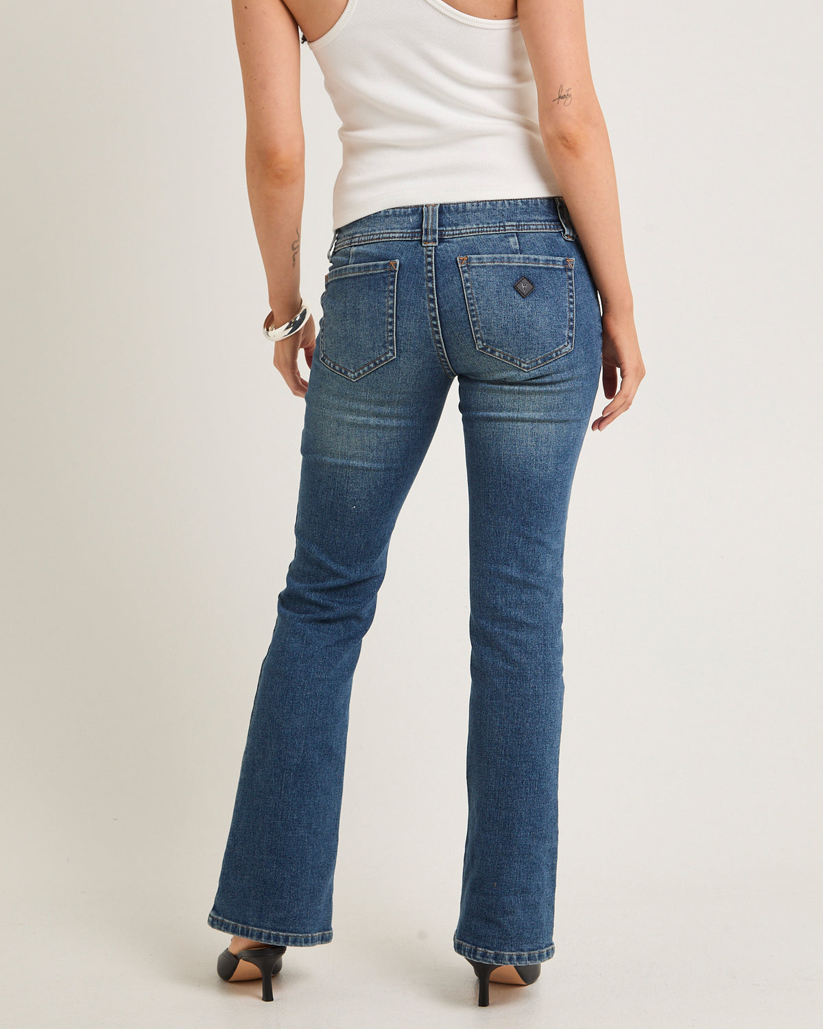 00 Super Low Kick Denim Jeans Petra MID VINTAGE INDIGO