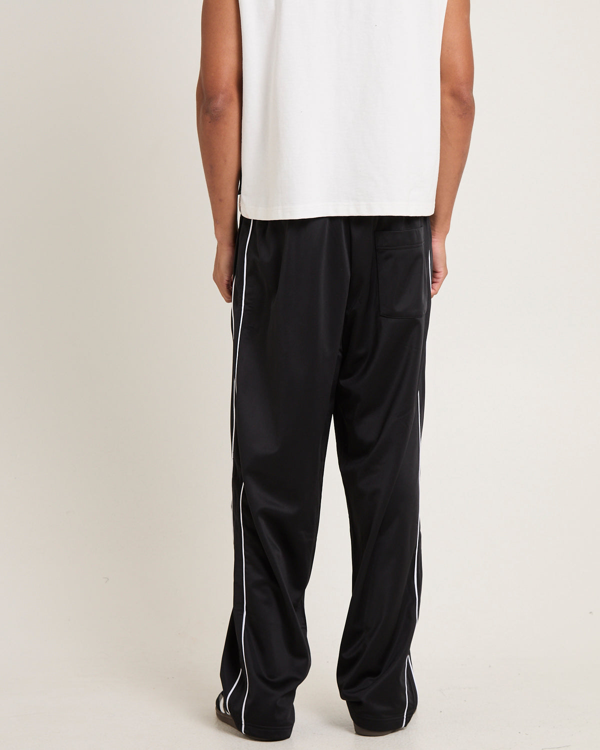 Script Tricot Track Pants BLACK