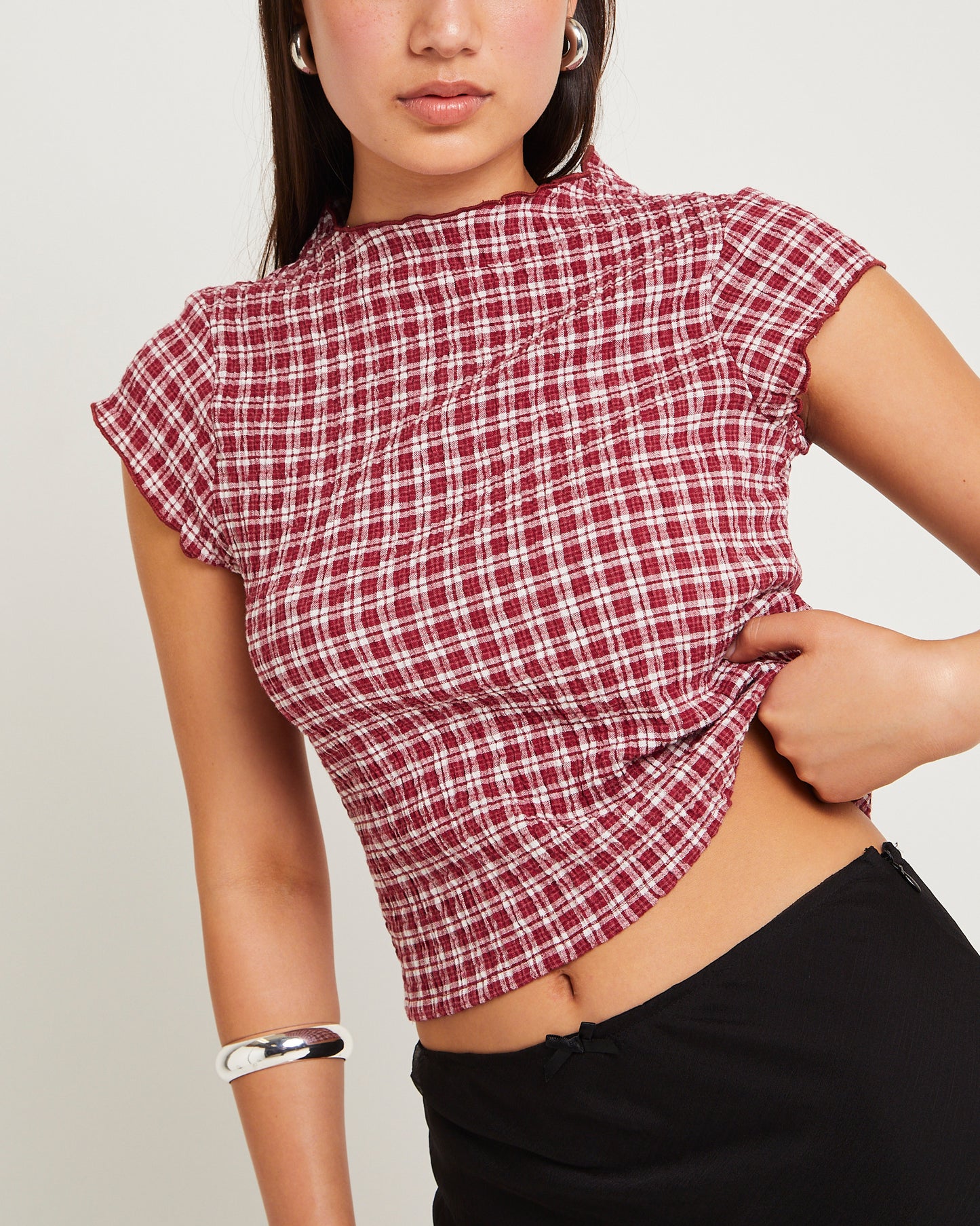 Base Seersucker Top