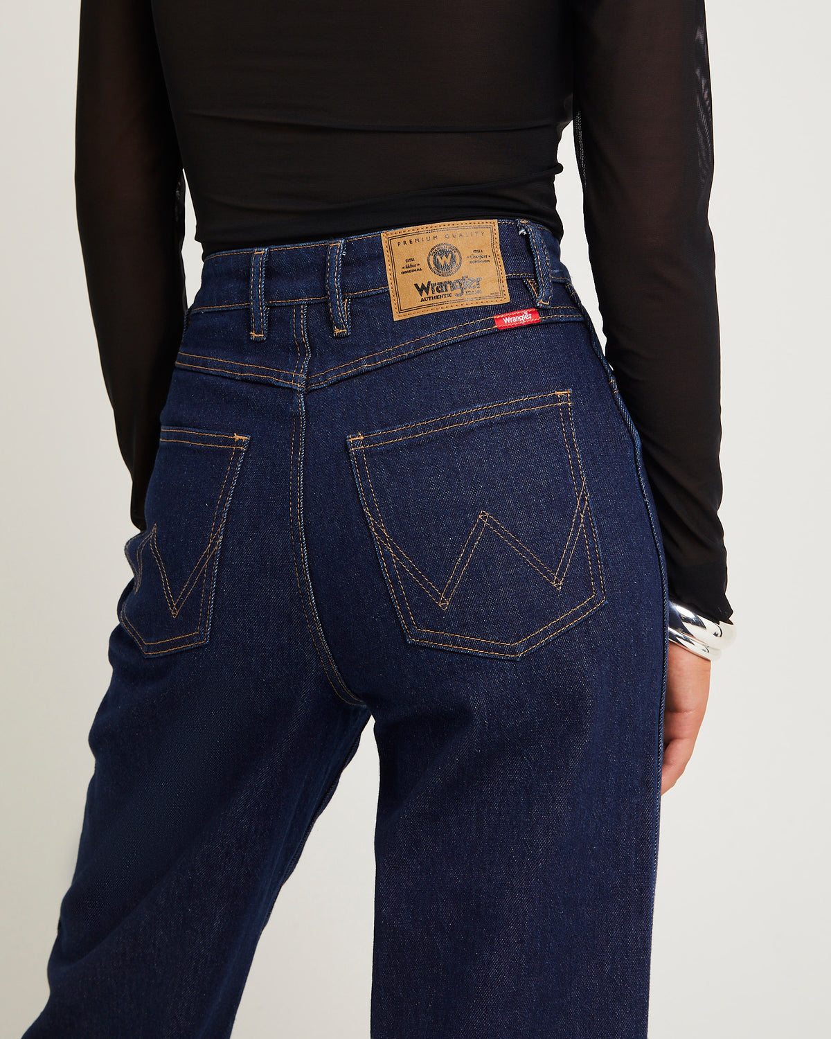 Hi Bells Flared Denim Jeans Highway Black INKSPOT