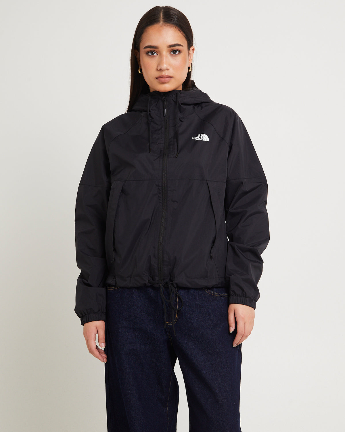 Women's Antora Rain Hoodie TNF BLACK