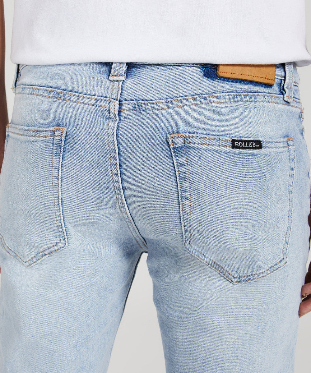 Stinger Worn Out Denim Jeans Bleach DENIM