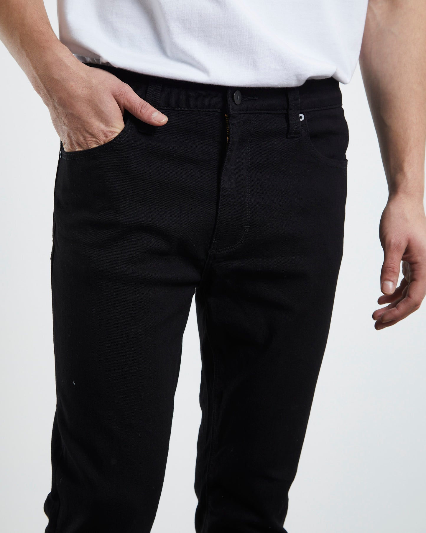 A Dropped Skinny Denim Jeans Mirror