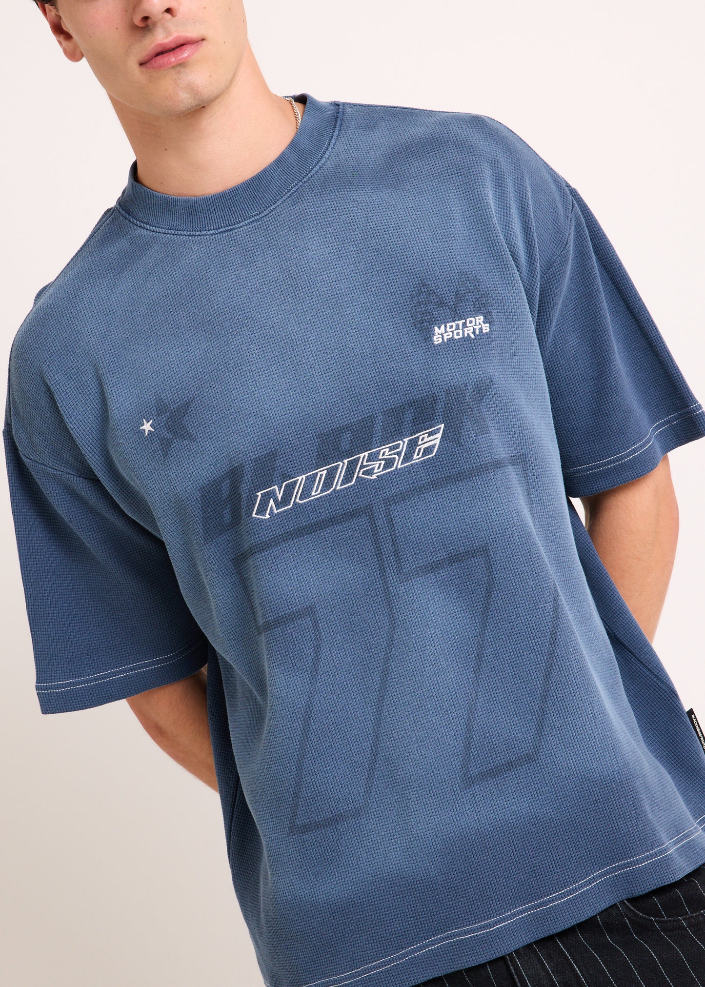 Varsity Waffle Crop T-Shirt