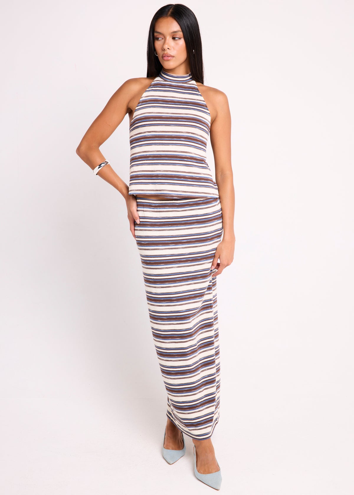 Rowan Stripe Backless Top ASSORTED