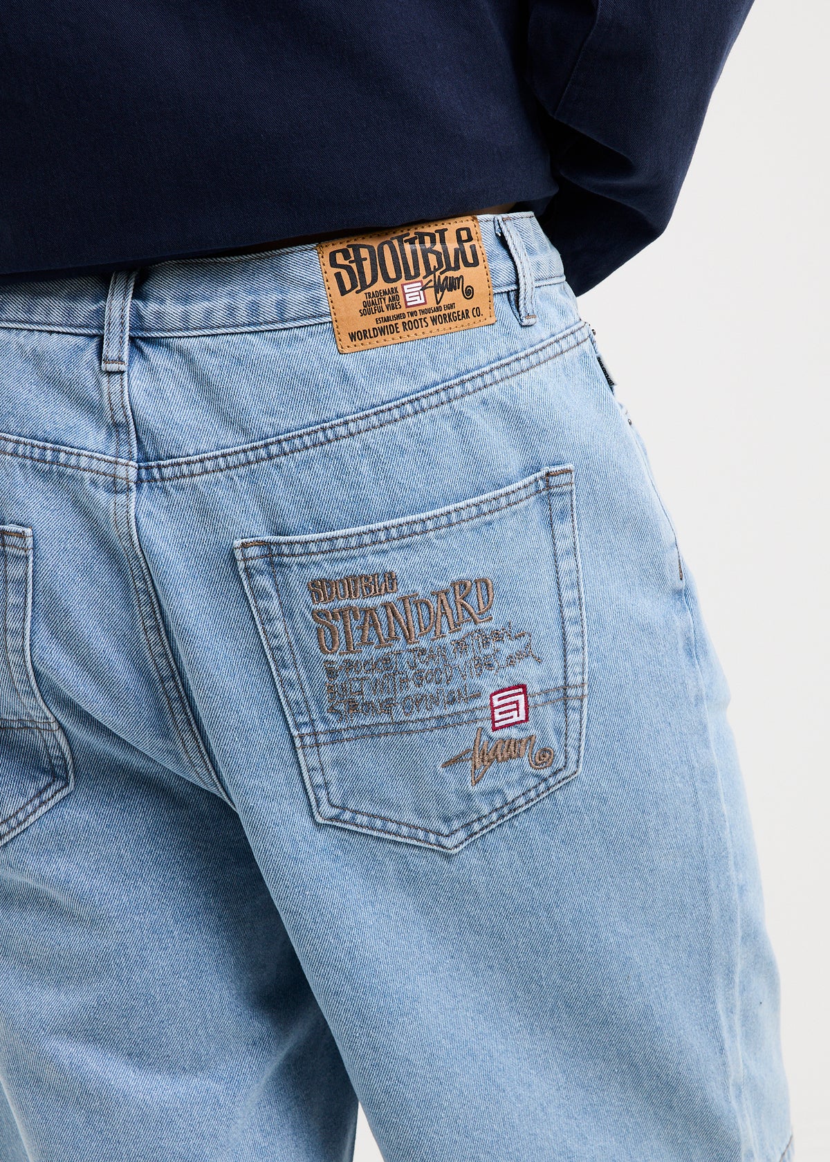 EMB 5-Pocket Denim Shorts SUPER LIGHT