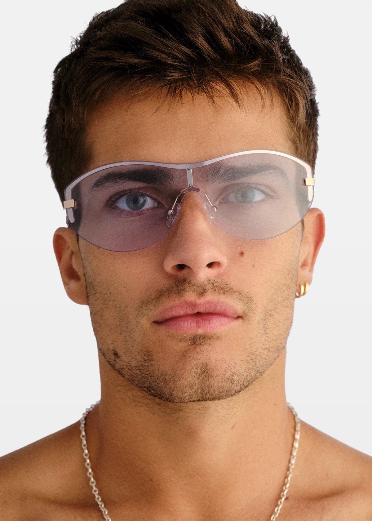 Bombshell Sunglasses GOLD / BABY BLUE SKY BLUE TINT