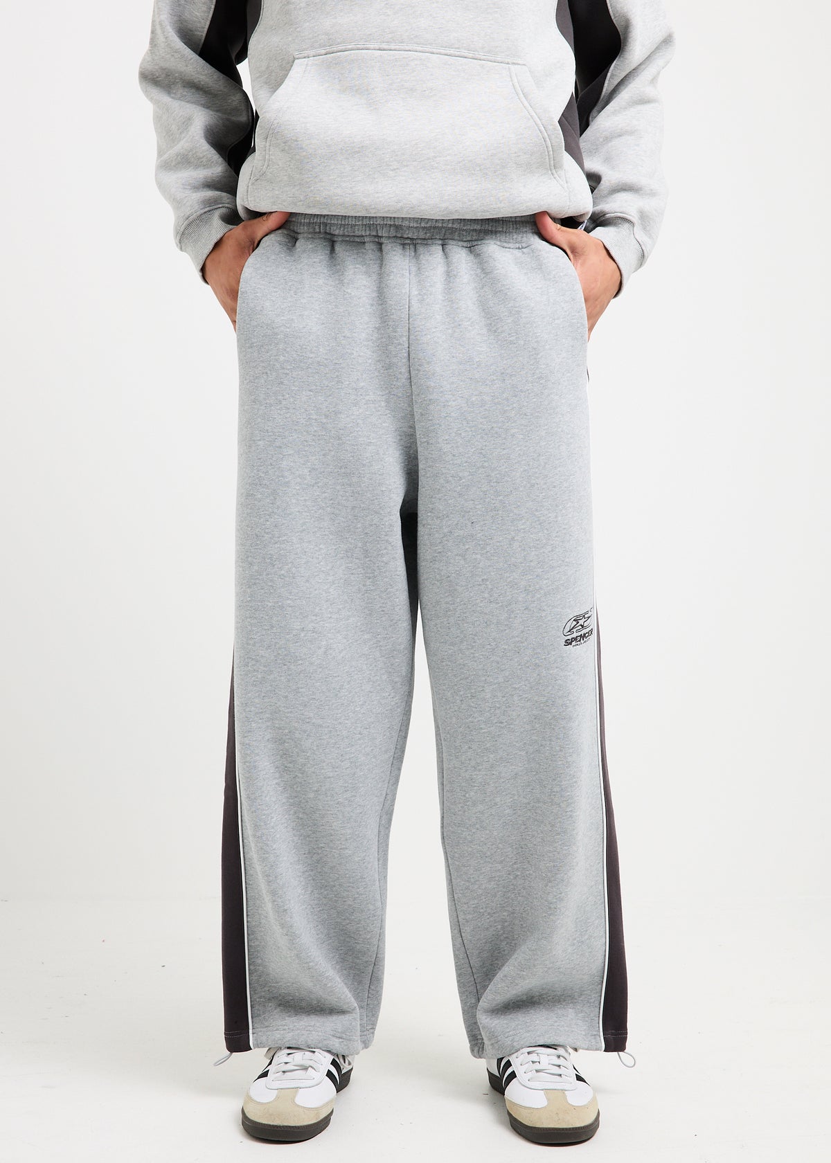 Effective Baggy Pants GREY MARL