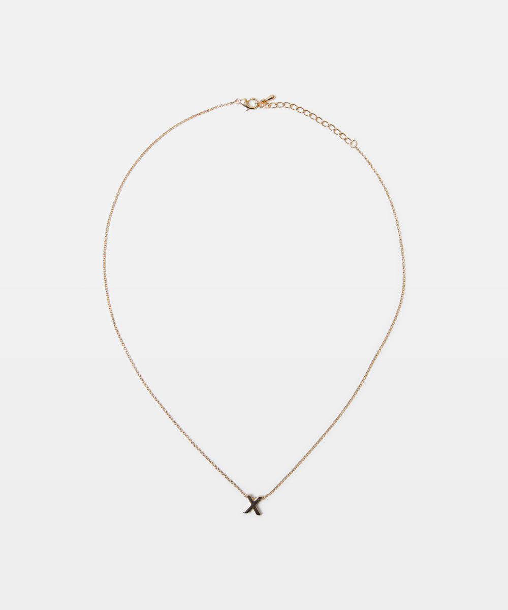 Gold Initial Necklace GOLD
