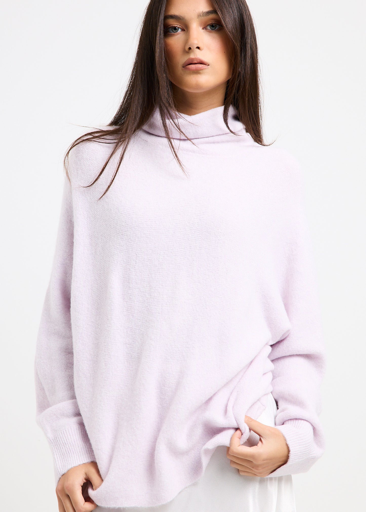 Anna Cowl Batwing Knit Jumper