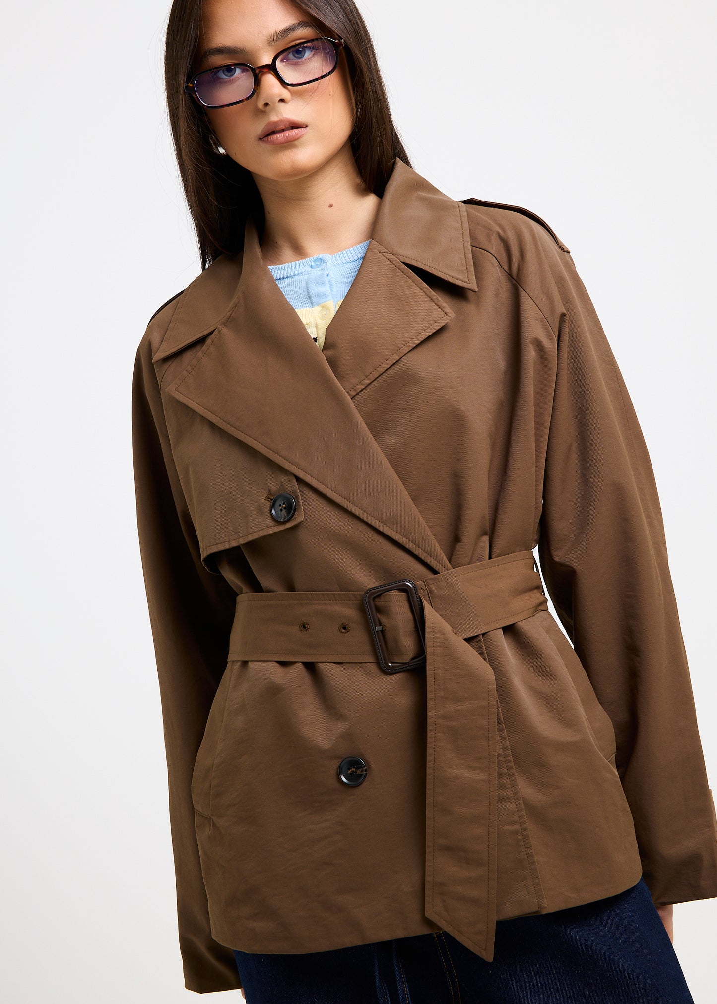 Tessa Cinched Trench Coat