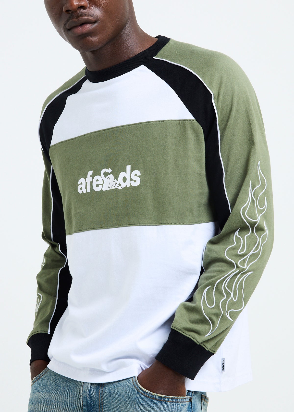 Dirts Long Sleeve Tee DEEP OLIVE