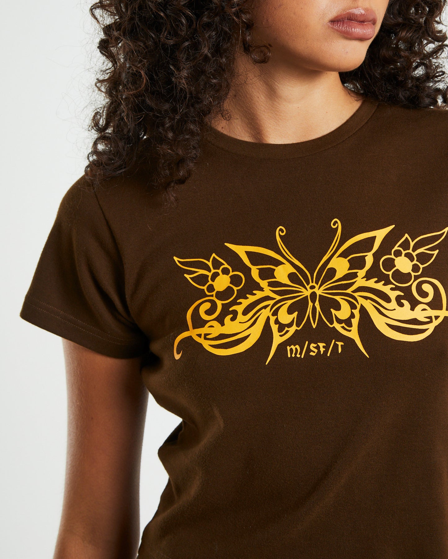 Sure Desire Baby Tee Chocolate Brown