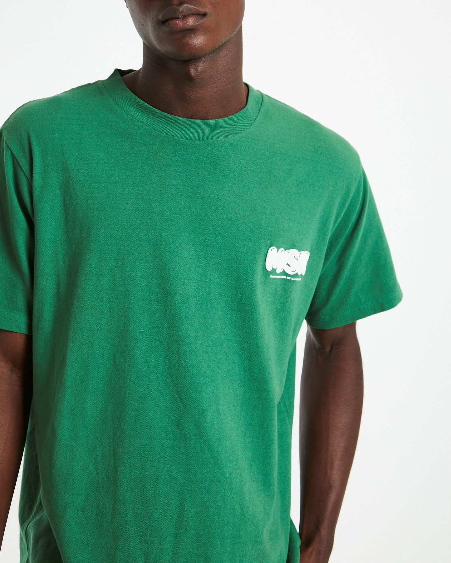 Puffins 50/50 Short Sleeve T-Shirt Kelly Green/White