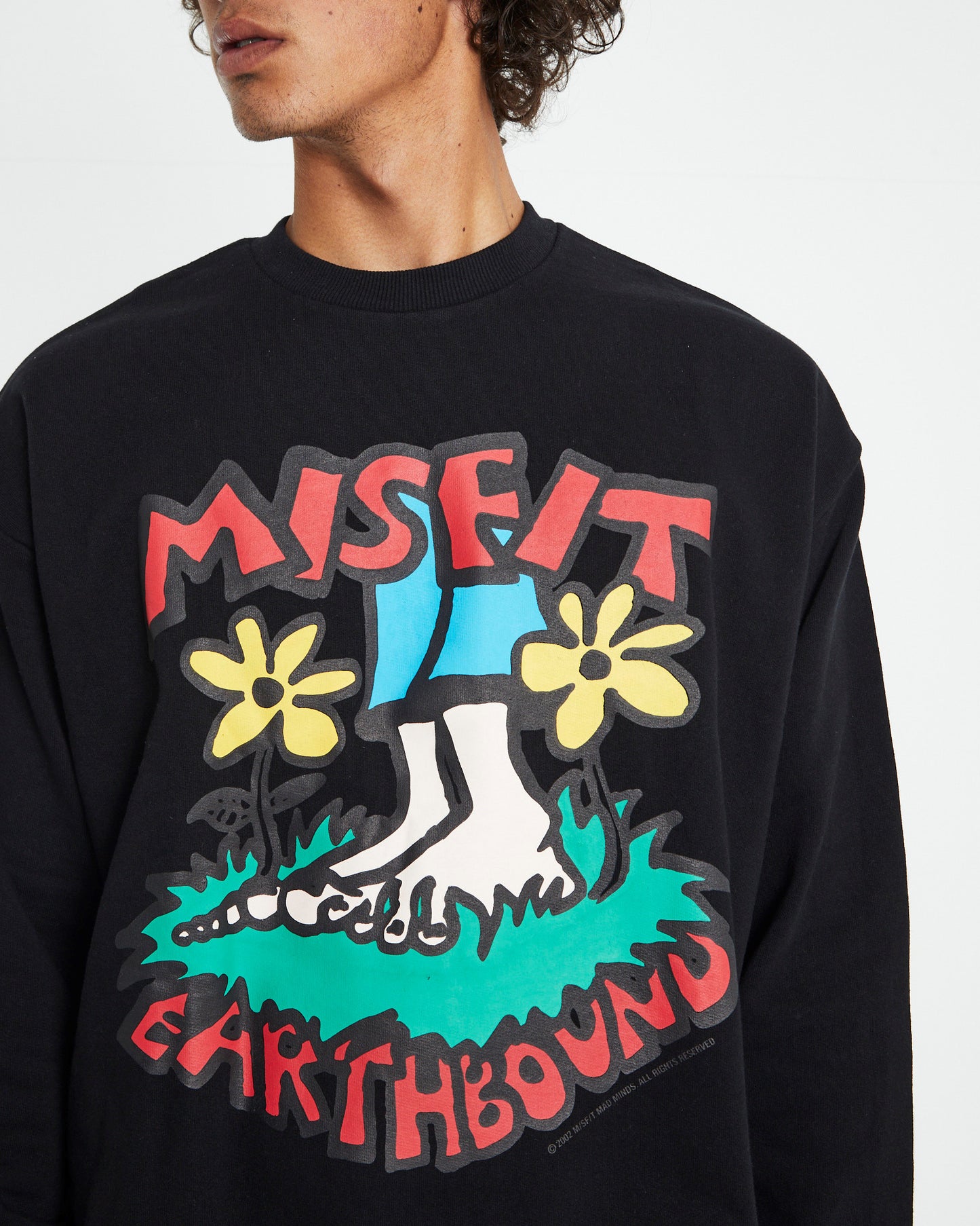 Era De Plant 50/50 Crew Neck Pigment Black