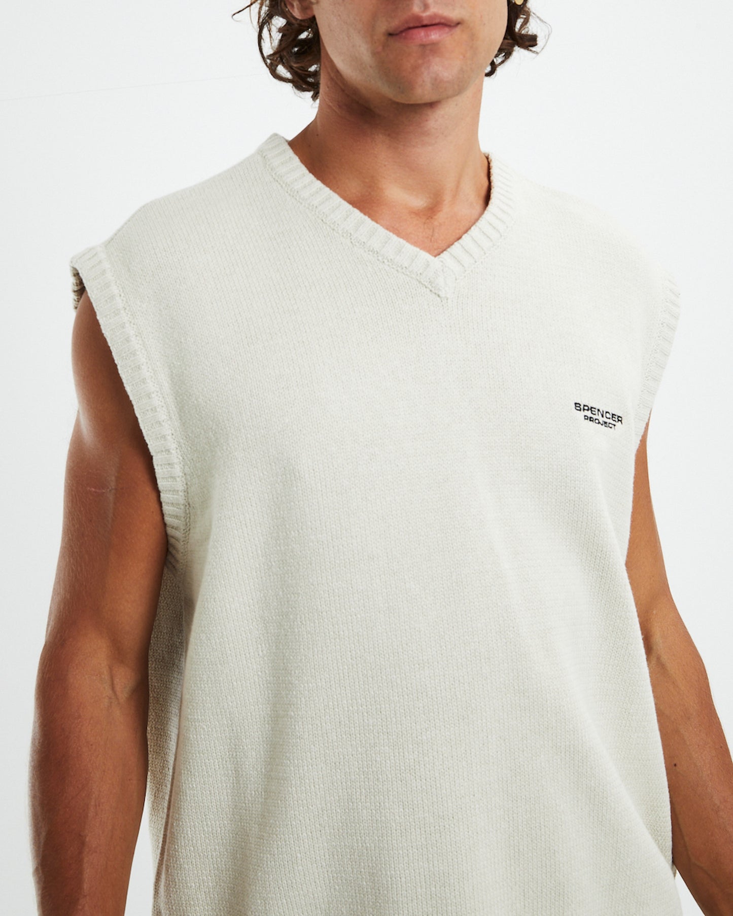 Knit Vest Cream